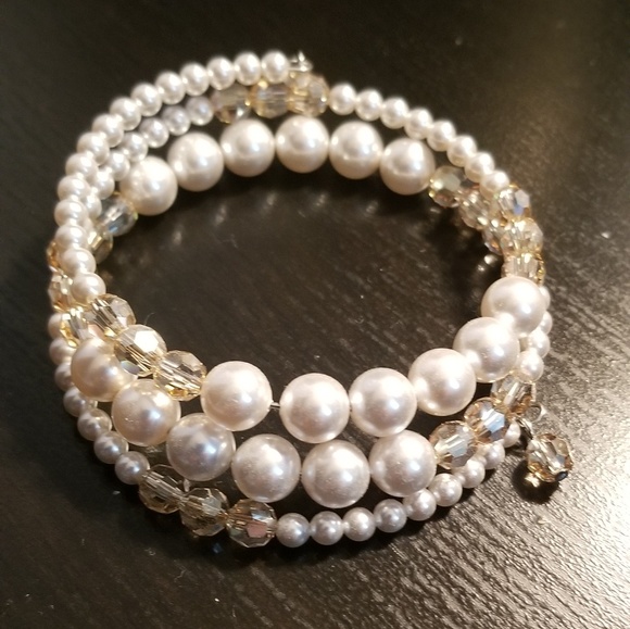 Swarovski Jewelry - NWOT Pearl Wrap Bracelet